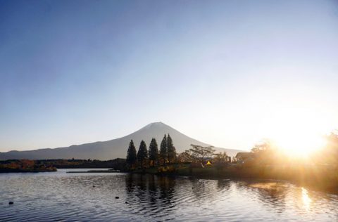 富士山　田貫湖　キャンプ　湖畔キャンプ　アウトドア　釣り